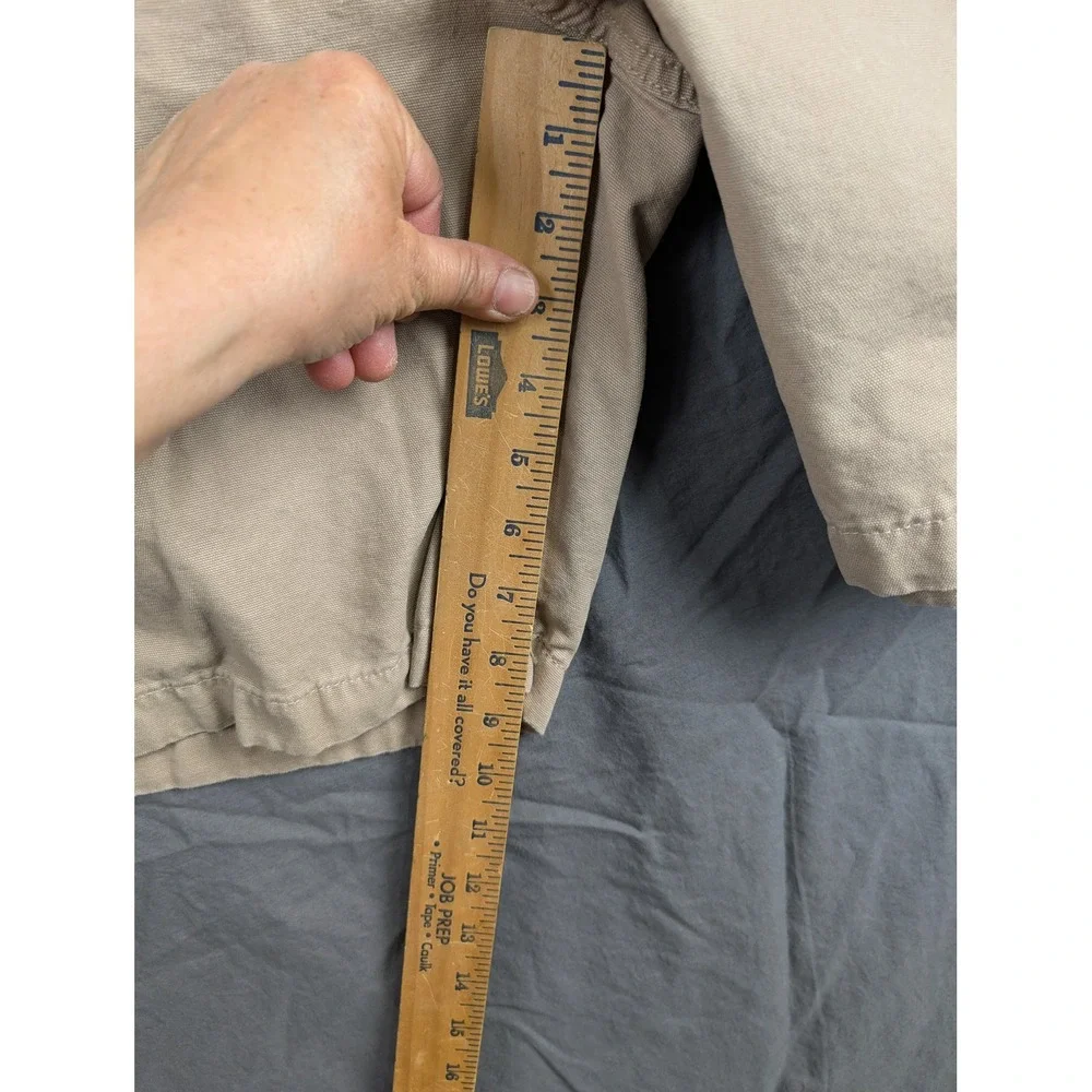 Savane‎ Mens Cargo Shorts Khaki Tan Size 46  Elastic Waist Cotton Utility